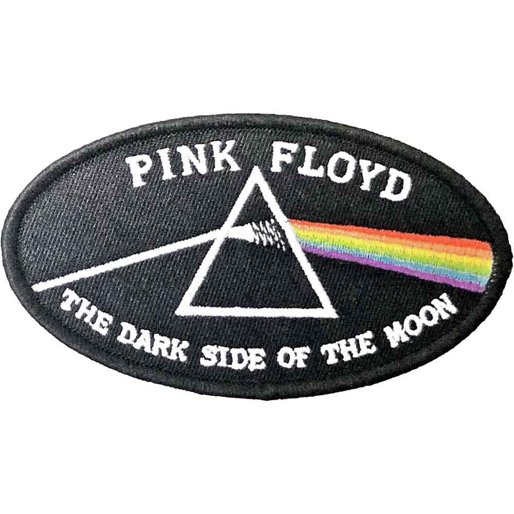Pink Floyd Patches - Iron On - DSOTM Oval