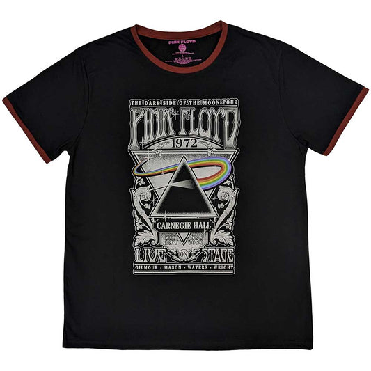 Pink Floyd T Shirt - Carnegie Hall Poster Ringer