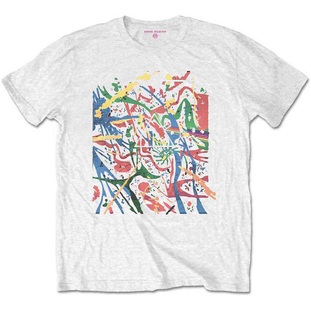 Pink Floyd T Shirt - Pollock Prism