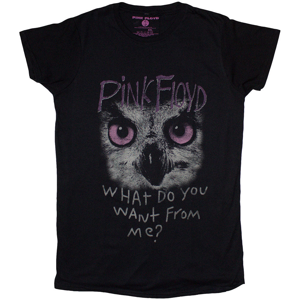 Pink Floyd Woman's T Shirt - Owl - WDYWFM?