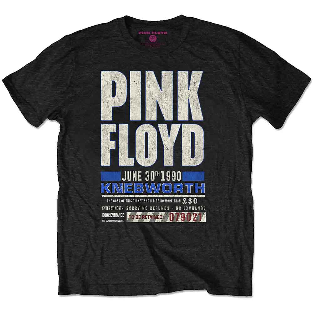 Pink Floyd T Shirt - Knebworth '90 Blue