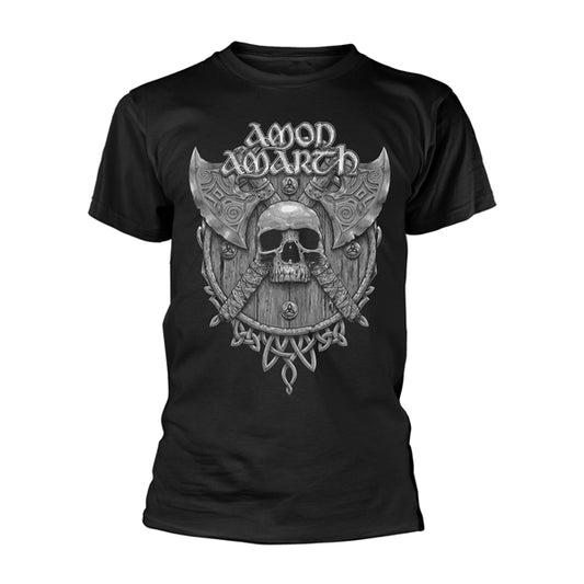 Amon Amarth T Shirt - Grey Skull