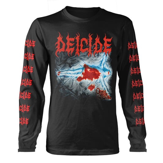 Deicide Long Sleeve T Shirt - Once Upon The Cross (Black)