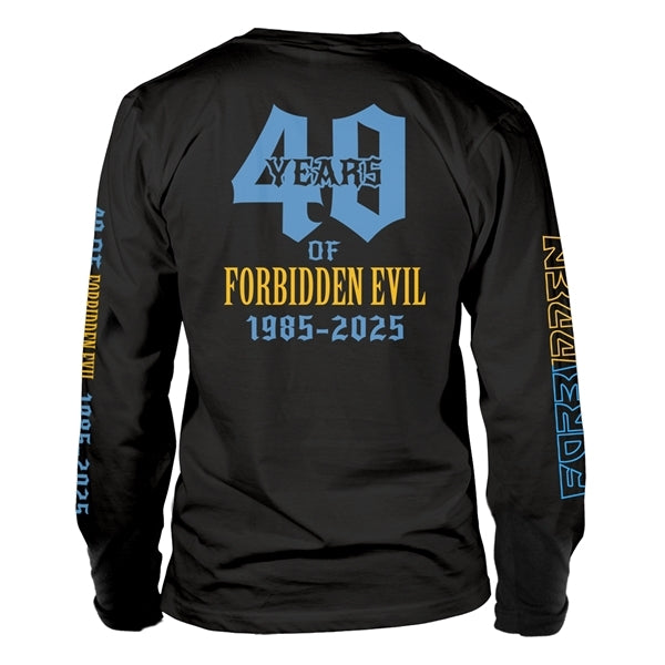 Forbidden Long Sleeve T Shirt - 40 Years Of Evil