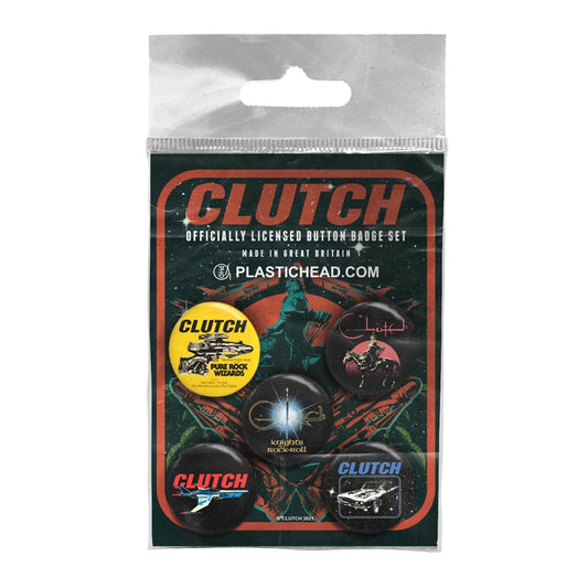 Clutch Badge Pack - Clutch Button Badge Set | Buy Now For 19.99