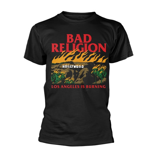 Bad Religion T Shirt - Burning Black