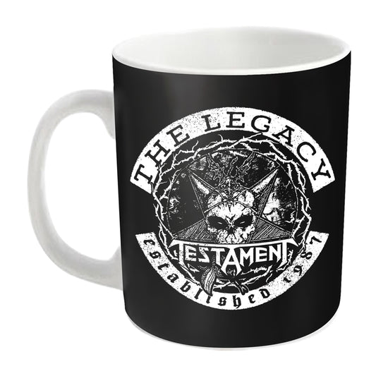 Testament Mug - The Legacy (Black) | Buy Now For 19.99