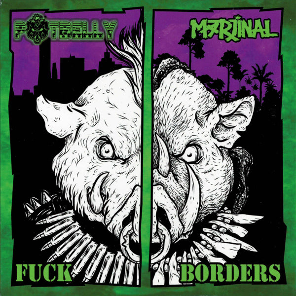 Potbelly / Marjinal LP - Fuck Borders | Buy Now For 29.99