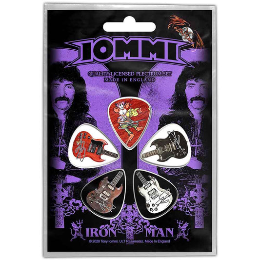 Tony Iommi Plectrum - Multi -pack - Iron Man