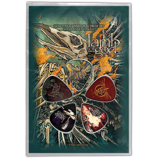 Lamb Of God Plectrum - Multi-pack - Omens