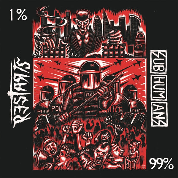 Subhumans / The Restarts LP - Subhumans / The Restarts