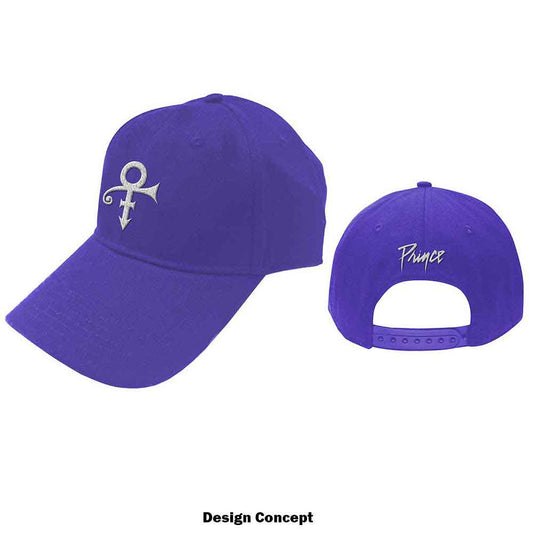 Prince Baseball Cap - White Symbol