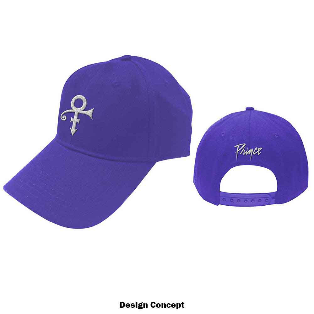 Prince Baseball Cap - White Symbol