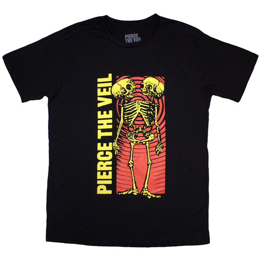 Pierce The Veil T Shirt - Wavy Skeleton