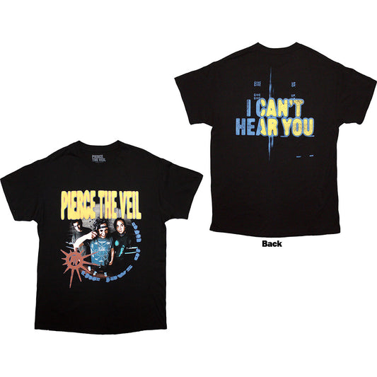 Pierce The Veil T Shirt - I Can'T Hear You | Buy Now For 24.99