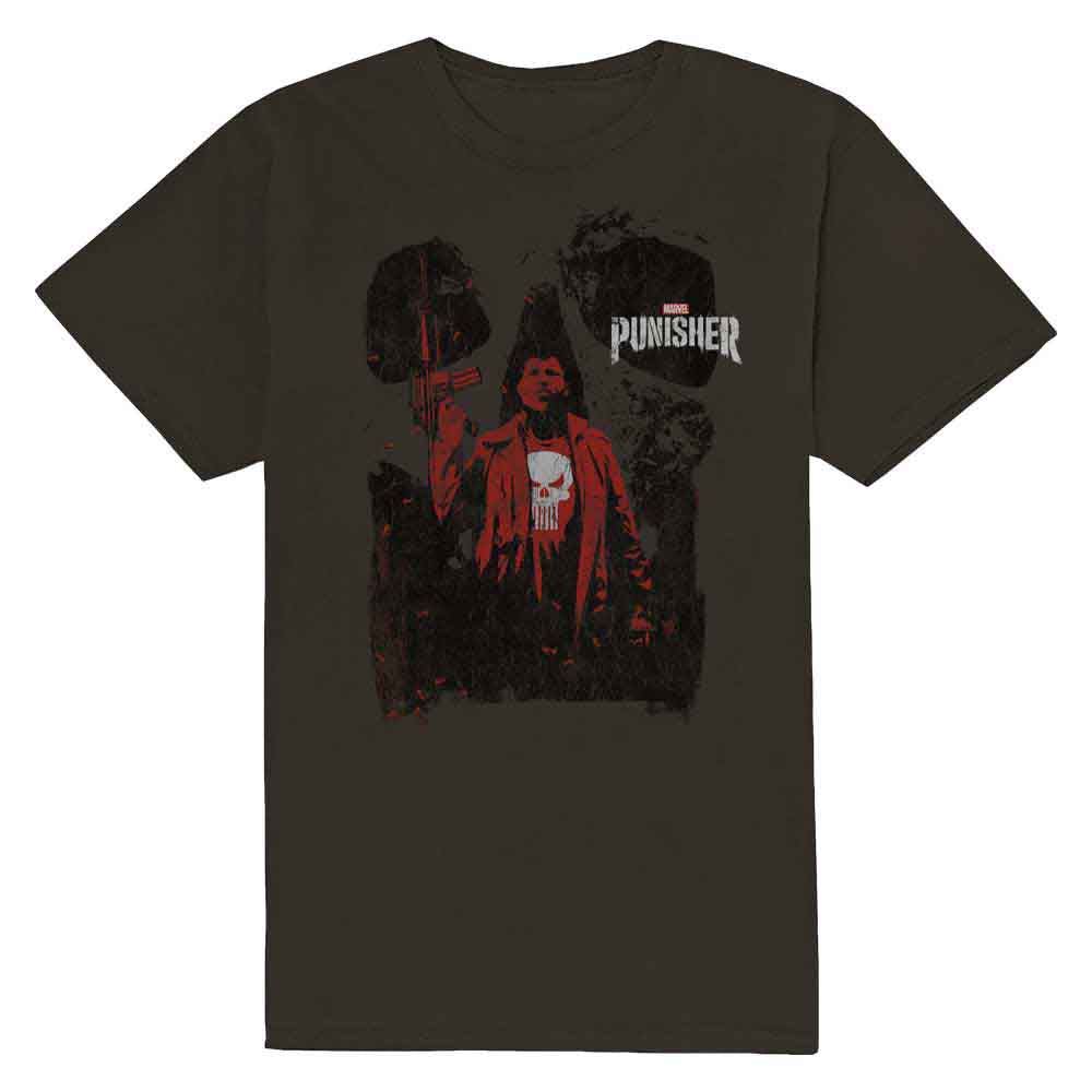 Marvel Comics T Shirt - Red Outline