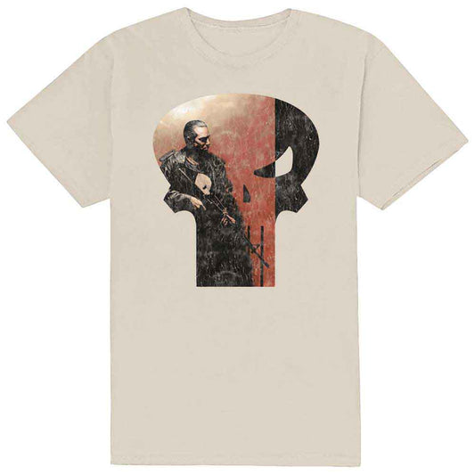 Marvel Comics T Shirt - Skull Outline Character