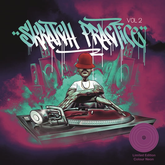 Dj T-Kut LP - Skratch Practice Vol. 2 (Neon Violet Vinyl) | Buy Now For 25.99
