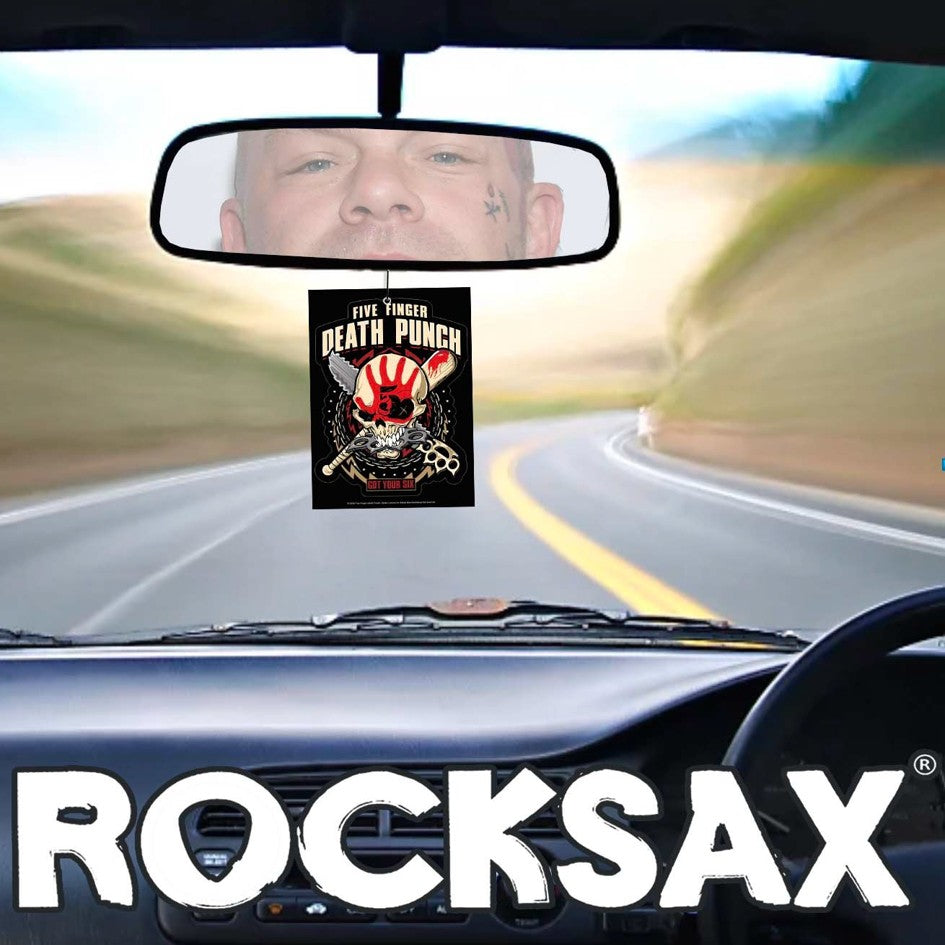 Rocksax Five Finger Death Punch Air Freshener - Got Your Six