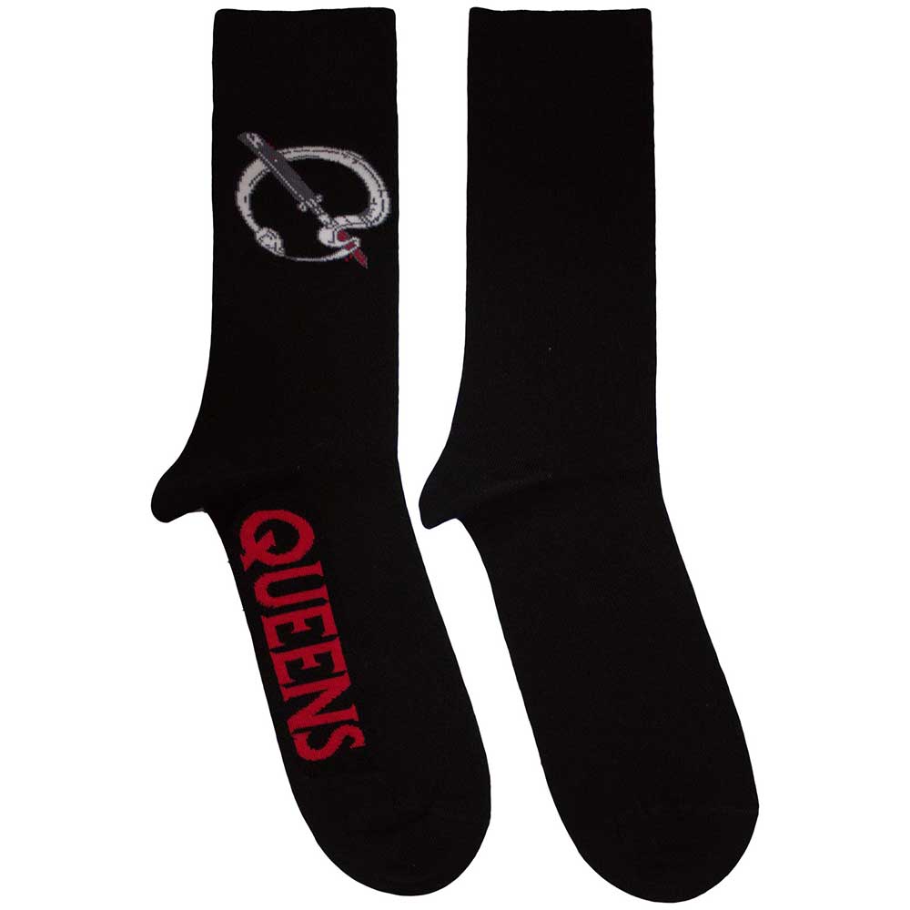Queens Of The Stone Age Ankle Socks - Q Emblem