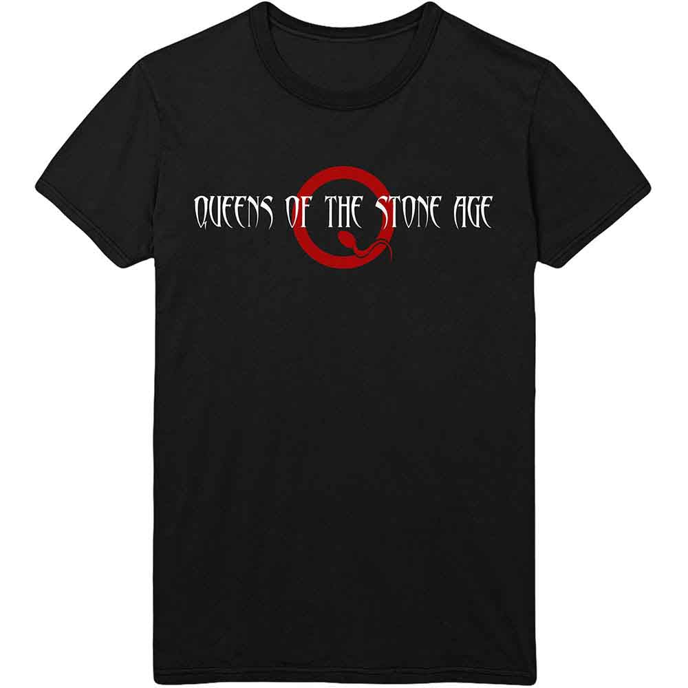 Queens Of The Stone Age T Shirt - Text Logo & Q