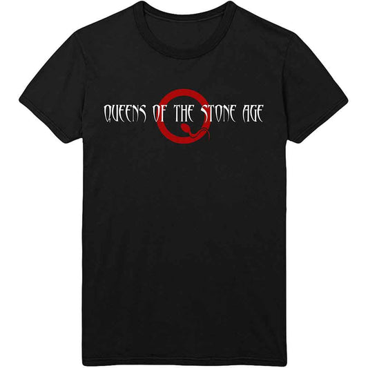Queens Of The Stone Age T Shirt - Text Logo & Q