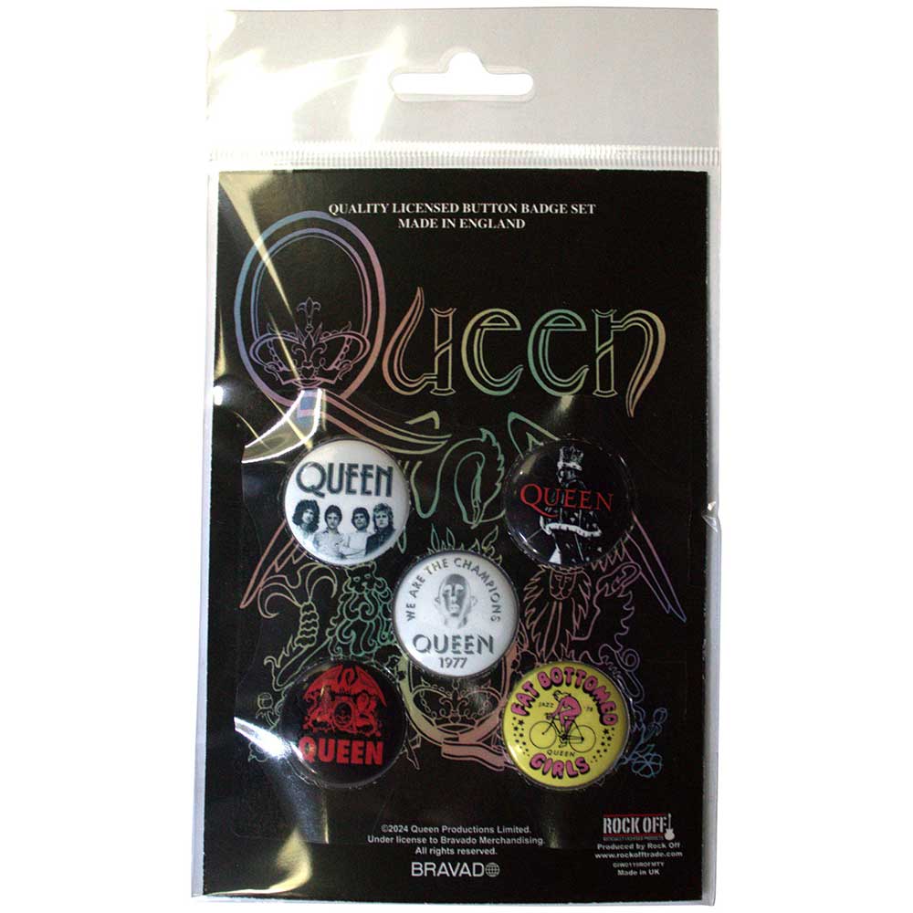 Queen Plastic - Pin Badge - Fat Bottomed Girls