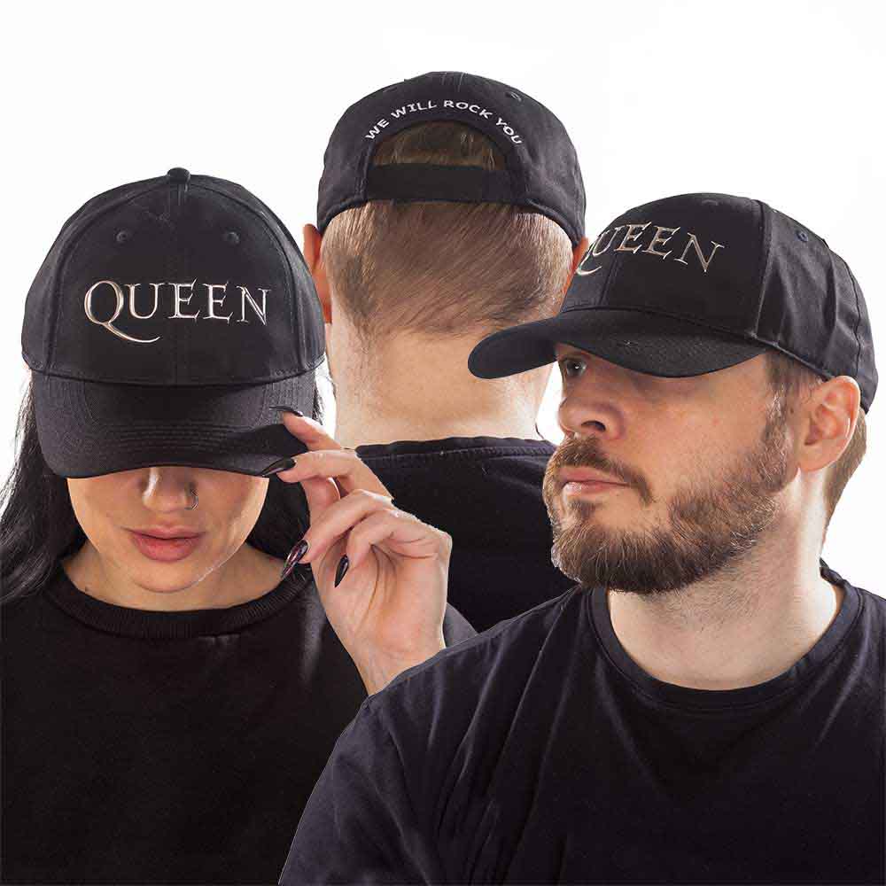 Queen Baseball Caps - FF Logo Drum Double-Sided | Buy Now For 19.99