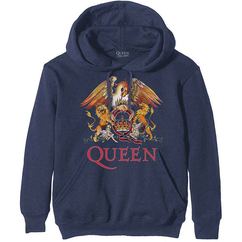 Queen Pullover Hoodie - Classic Crest