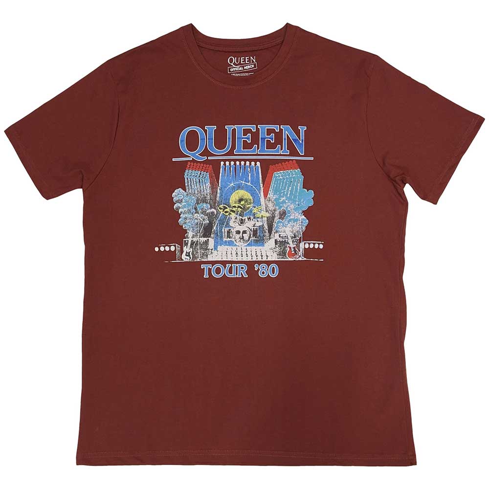 Queen T Shirt - Tour '80 | Buy Now For 24.99