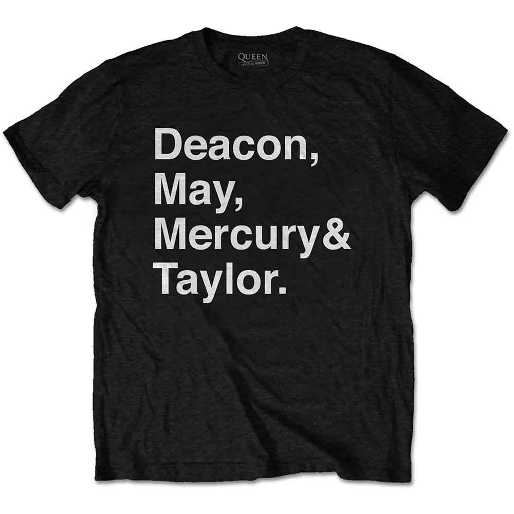 Queen T Shirt - Helvetica Band