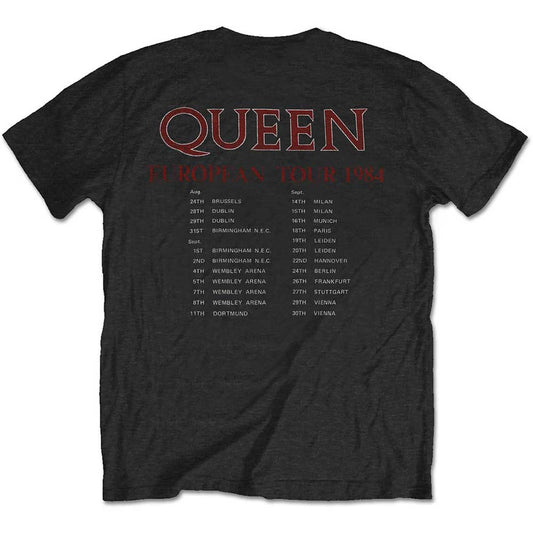 Queen T Shirt - European Tour 1984