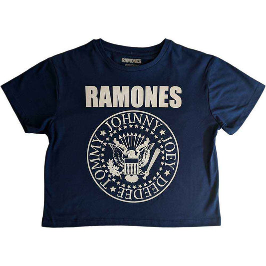 Ramones Women's Crop Top - Presidential Seal