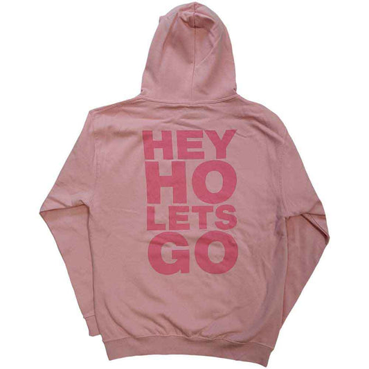 Ramones Hoodie - Pink Hey Ho Seal