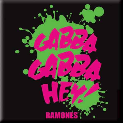 Ramones Fridge Magnets - Pearl Emblem Mono | Buy Now For 9.99