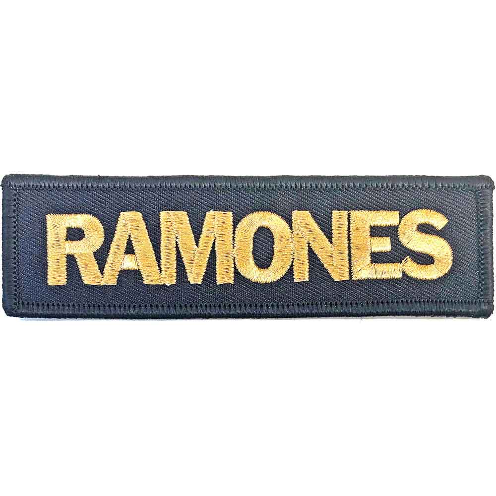 Ramones Patches - Iron On - Gold Logo