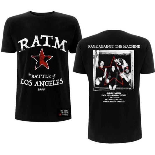 Rage Against The Machine T Shirt - Battle Star