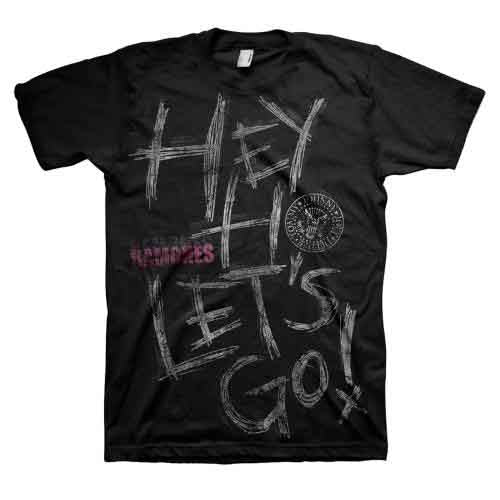 Ramones T Shirt - Hey Ho Lets Go