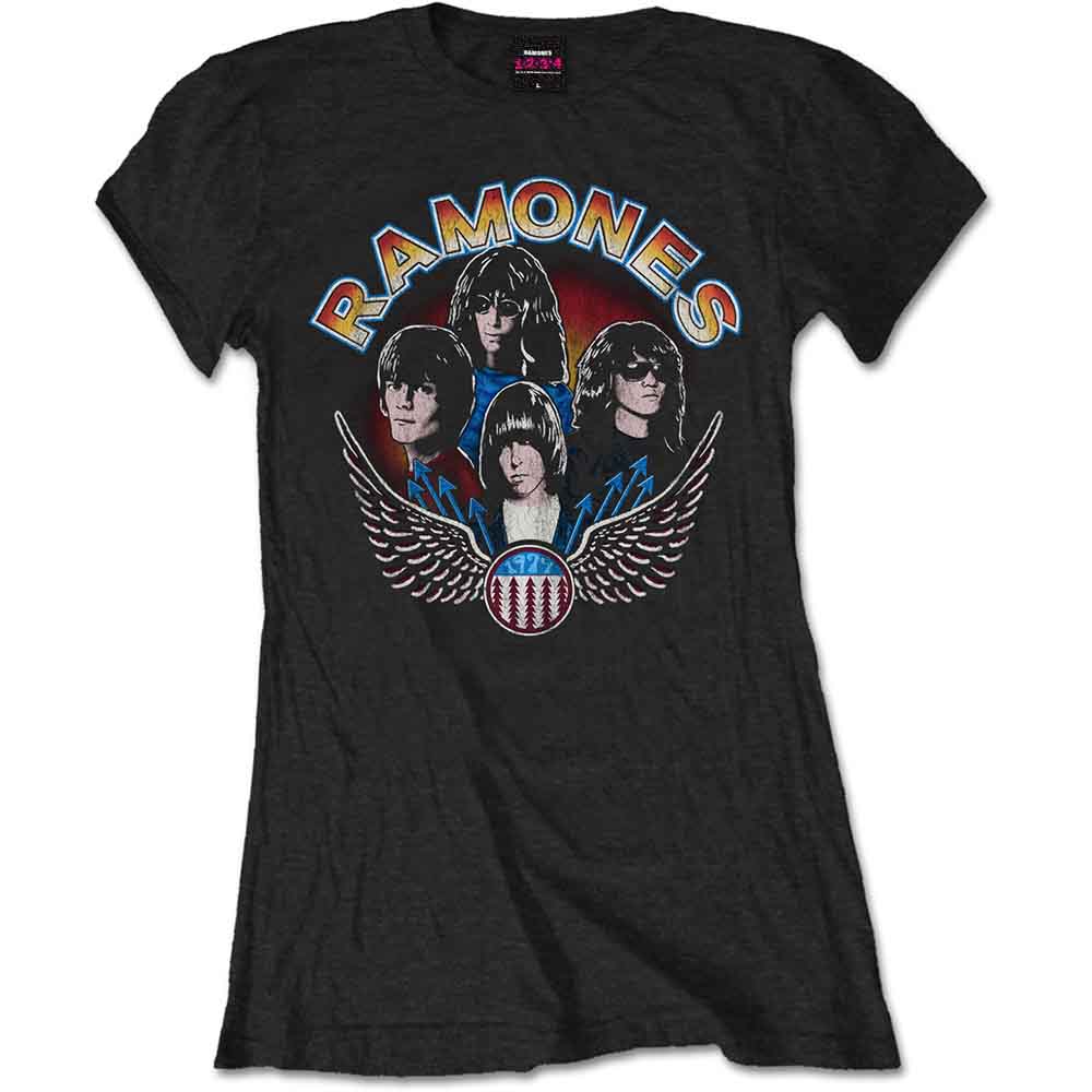 Ramones Women's T Shirt - Vtge Wings Photo