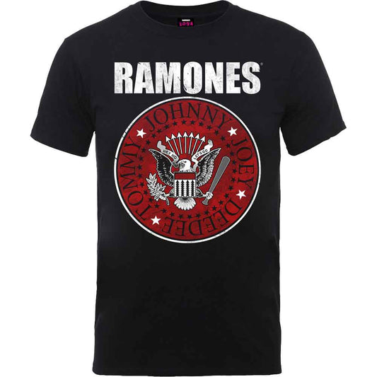 Ramones T Shirt - Red Fill Seal