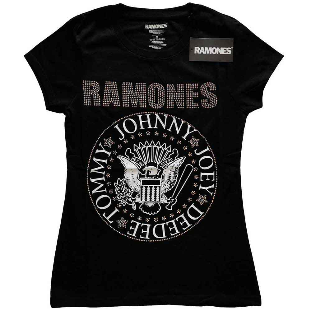 Ramones Women's T Shirt - Presidential Seal Diamante