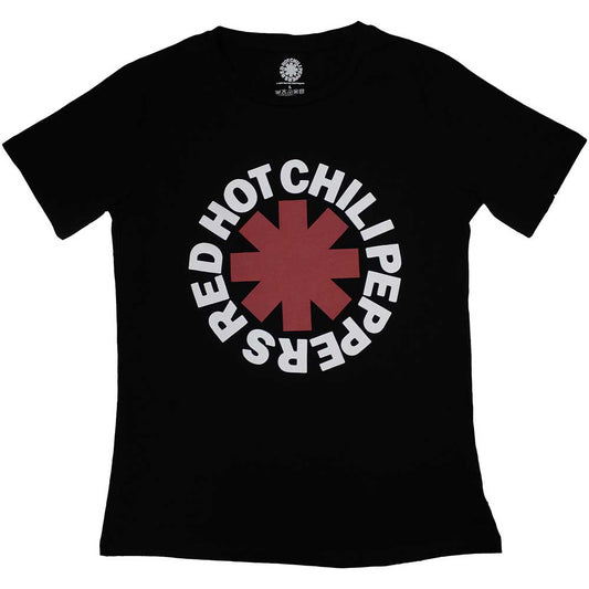 Red Hot Chili Peppers Women's T Shirt - Classic Asterisk | Buy Now For 24.99