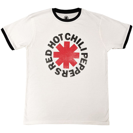 Red Hot Chili Peppers T Shirt - Logo Ringer | Buy Now For 24.99