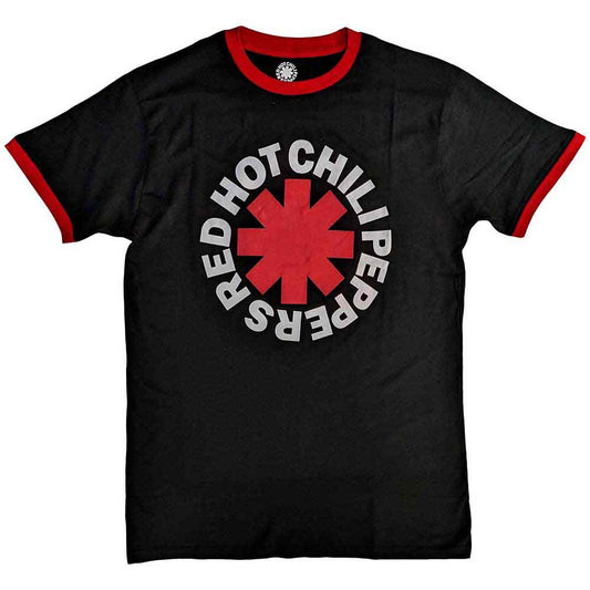 Red Hot Chili Peppers T Shirt - Classic Asterisk Ringer
