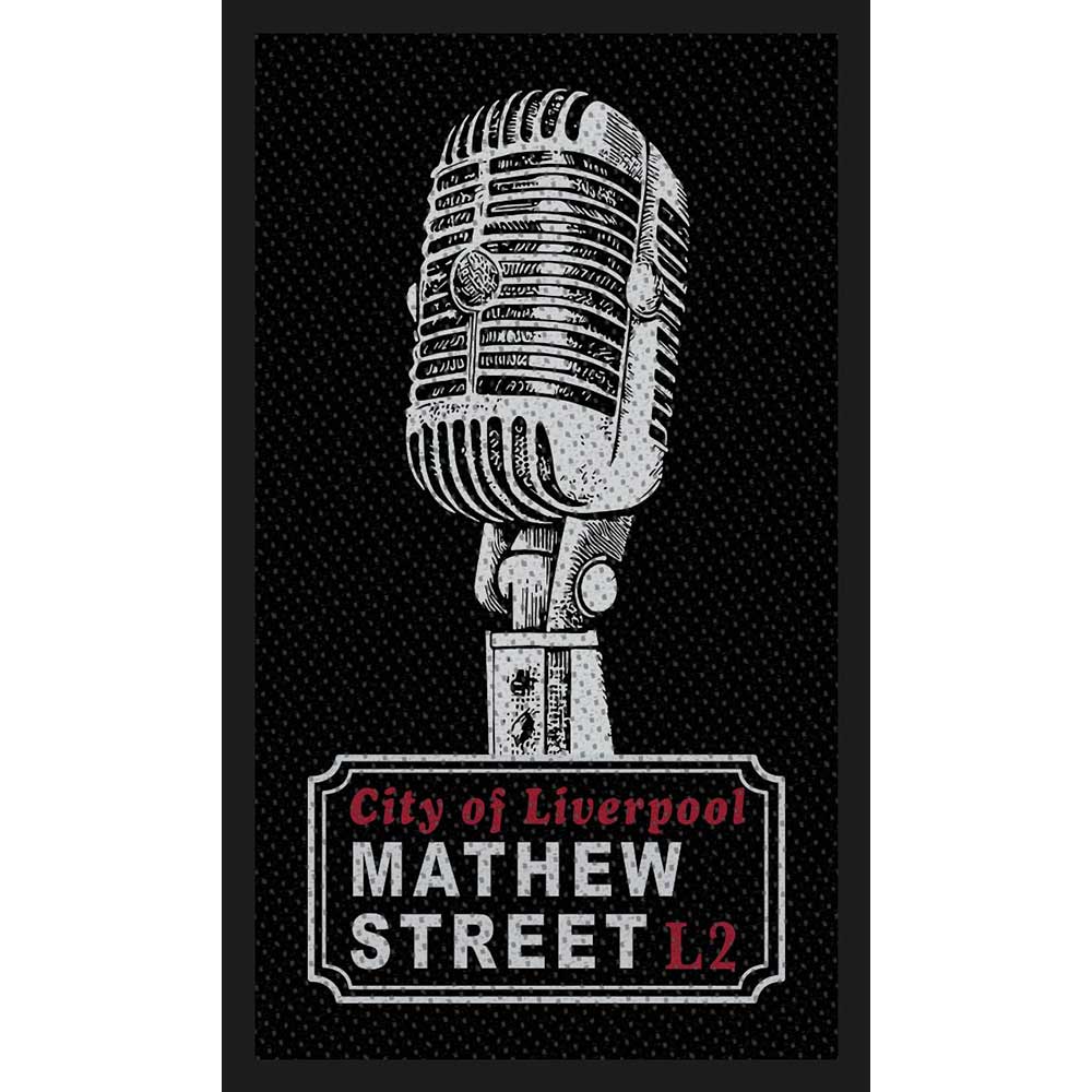 Rock Off Patches - Iron On - Mathew St Mic City Of Liverpool
