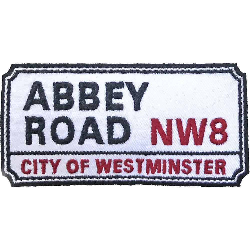 Rock Off Patches - Iron On - Abbey Road NW London Sign