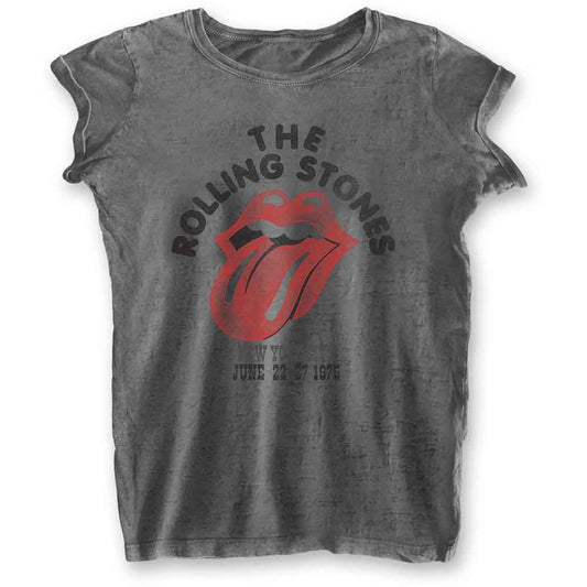 The Rolling Stones Women's T Shirt - NYC 75 BO