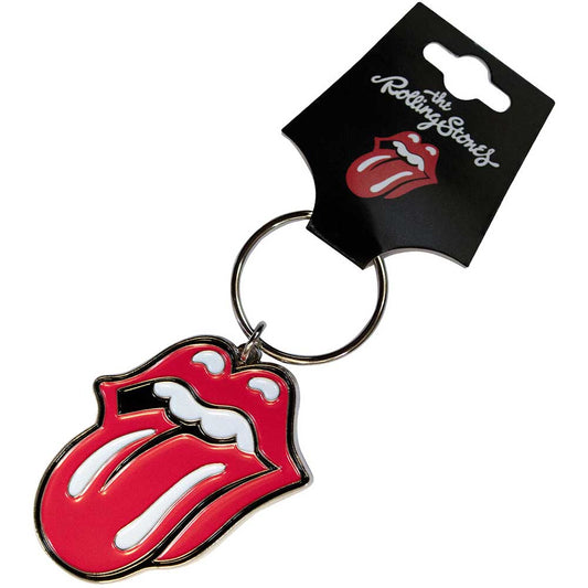 The Rolling Stones Standard Keychains - Classic Tongue Metal
