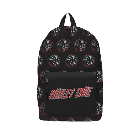 Rocksax Mötley Crüe Backpack - Heavy Metal Power | Buy Now For 39.99