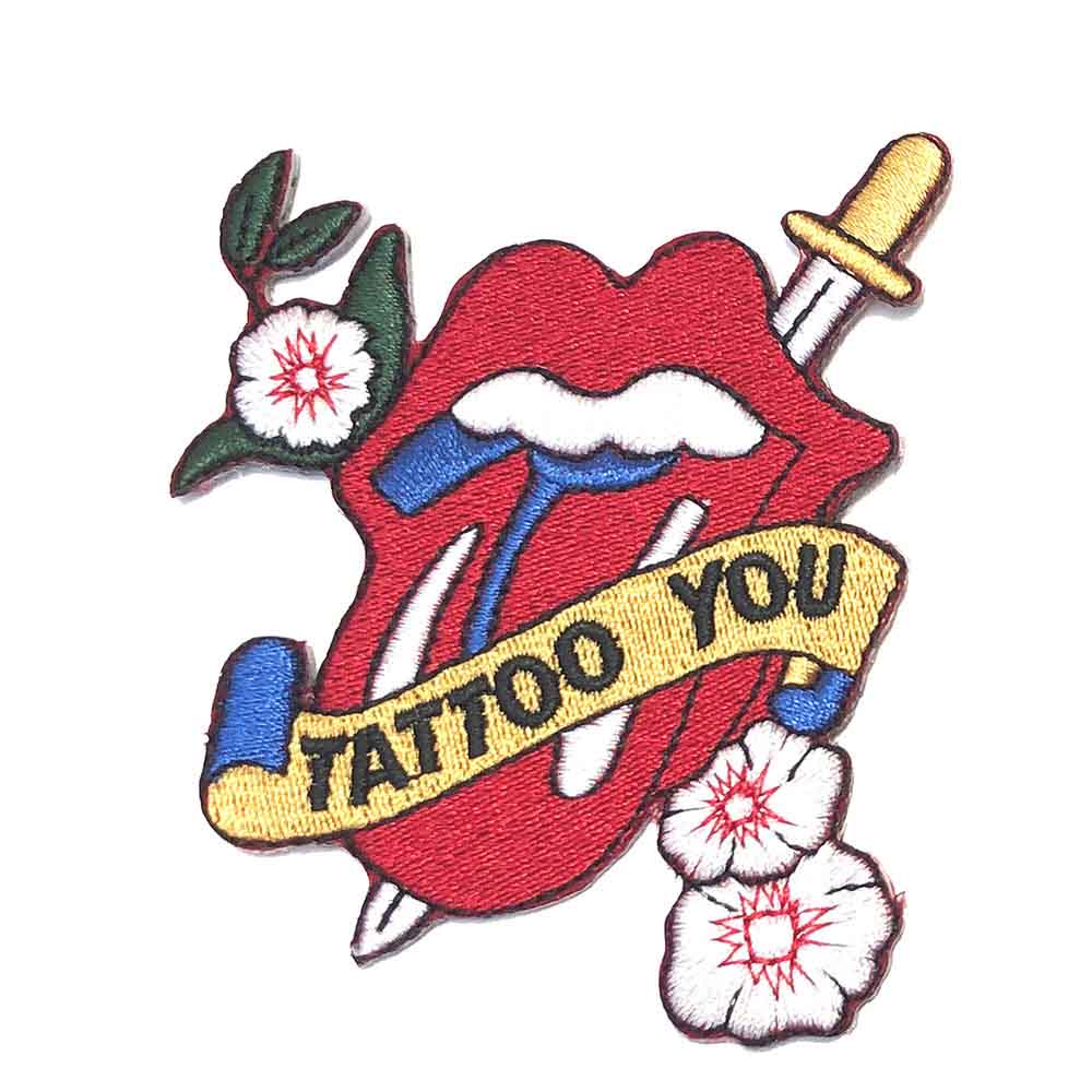 The Rolling Stones Patches - Iron On - Tattoo You Medium
